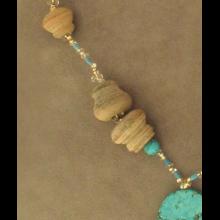 Collier en perles de Tumaco et turquoise